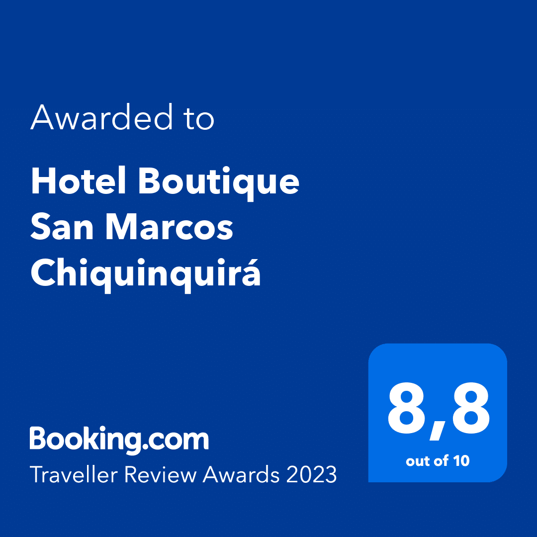 Mejor Hotel en Chiquinquirá Booking Traveller Review Award 2023